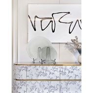 Rzone Transparent Texture Glass Screen Desktop Decoration Model Room Tea Room Entrance Study Creativ