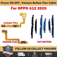 For OPPO A12 A7N Power ON OFF Mute Switch Control Key Volume Button Flex Cable Replacement Parts