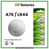 ORIGINAL GP A76 / LR44 5PCS BATTERY