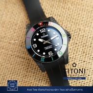 [ ออก E-Tax ได้ ] [แถมเคสกันกระแทก] นาฬิกา Titoni Seascoper 600 CarbonTech 42mm Rainbow Ceramic Beze