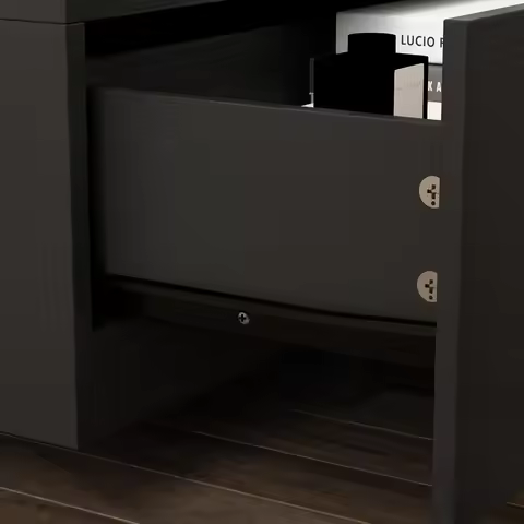Modern TV Stand for 100+ Inch TVs, 94.5" W Entertainment Center with 2 Drawers & Shelves, Large Medi