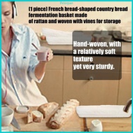 RPAN Farmhouses Bread Dough Proofer Handwoven Rattans Basket Kitchen Countertop Storage Bin