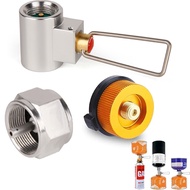 3pcs Camping Stove Adapter Butane Canister Adapter Refill Adapter EN417 Lindal Valve Canister Shifte