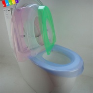 CHAAKIG Toilet Seat Cover Hot Washable Pure Color Pad Bidet Cover