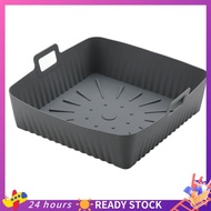 【HOT SALE】 23cm/9Inch Square Large Silicone Air Fryer Liners Mold for  Air Fryer 6-8QT Reusable Airf