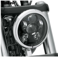 Bakuis 5.75"; 5-3/4"; Motorcycle Projector 45W LED Lamp Headlight For Harley Sportster 883 1200,  Ir