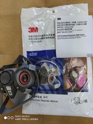 3M  6200 半面罩防毒面具