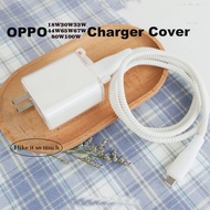 Charger Protector For OPPO Android Type C  10W 18W 30W 33W 65W TPU Clear cover cable protector charger case for 67W 80W 100W