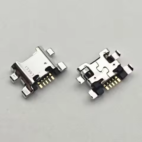 100pcs Micro USB Connector 5pin Charging Port Dock For Motorola E6 play XT2029 Huawei Honor Y6 Y9 Y5