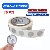 100pcs/Lot NFC Lable Tag Sticker 13.56MHz ISO14443A 213 Stickers Universal Lable Ntag213 RFID for al