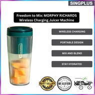 Morphy Richards 【SG LOCAL SELLER】MR9800 Portable Food Mixer Juicer Handheld Juice Maker 2400mAh Electric Juice Blender