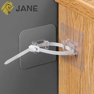 JANE 5PCS Adjustable Holder, Wall-Mounted Nail-Free Curtain Rod Bracket, Useful ABS Transparent Strong Self-adhesive Seamless Hook Home Kitchen
