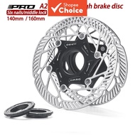 IIIPRO Centerlock Bike Brake Rotor, MTB Road Bike Hydraulic Disc 140/160mm Cakera Brek Basikal IIIPR