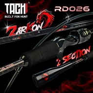 Joran TACHI ZARKON 2PCS M/MH 8-17lb 10-20lb 12-25lb Medium Heavy Kolam Casting Spinning BC Fishing R