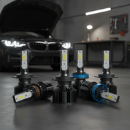 TCYATO F3COB LED Headlamp H4 L-Type Glowing