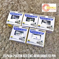 EX5 ESPADA PISTON KIT CNC SEMI DOME 53MM 54MM 55MM 56MM 57MM HONDA EX5 DREAM CLASS ONE KRISS 110