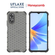 UFLAXE Honeycomb Ốp Cứng Chống Sốc cho OPPO A17 A57 A77S A77 5G Ốp Điện Thoại Trong Suốt Ốp Lưng Bảo