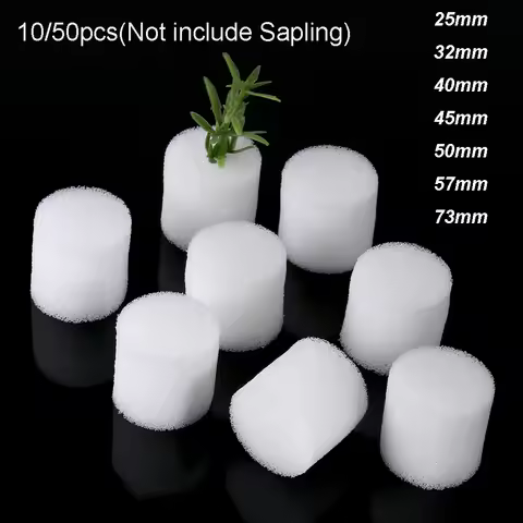 10/50pcs Soilless Hydroponic Vegetables Nursery Pots Nursery Sponge Flower Seed Soilless Cultivation