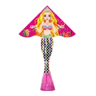 Diy New Style Kite Mori Girl Kite Mermaid Kite Cartoon Kite Princess Children Kite Adult Daquan