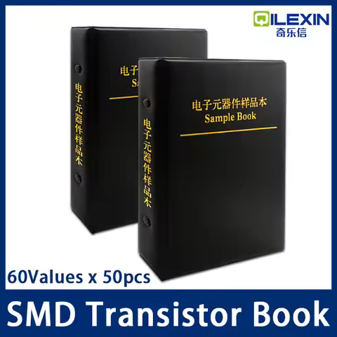 SMD Transistor triode Kit 60 kinds x50pcs SOT-23 Commonly Assorted Sample Book Triode Book