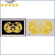 High-quality diamond painting SONG LONG CHAN NGUYET (HIGH QUALITY ABC STONE). Dimensions: 90cm x 60c