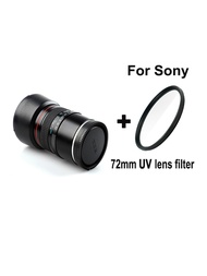 Lightdow 85mm F1.8 Medium Telephoto Manual Focus Full Frame Portrait Lens for Canon EOS Rebel T8i T7