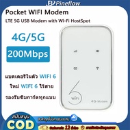 ไวไฟพกพา 4G/5G LTE USB Modem เราเตอร์ Wifi ใส่ซิม Hotspot pocket wifi ตัวปล่อยสัญญาณไวไฟฮอตสปอต Airc