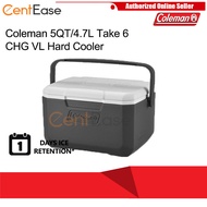 Coleman 5QT TAKE 6 Cooler Box - Fit 6 cans of 350ml Grey/White