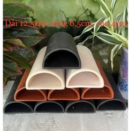 New mini size semi-circular ceramic cave for fish, shrimp, pleco