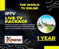 IPTV TV Online Package 1 Year. รับชมทีวีออนไลน์ทั่วโลกได้ง่ายๆผ่านแอพพลิเคชั่นที่สามารถดาวน์โหลดได้ท