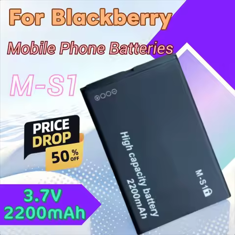 100% New High Quality 3.7V 2200mAh Replacement Mobile Phone Battery MS1 M-S1 for Blackberry Bold 978