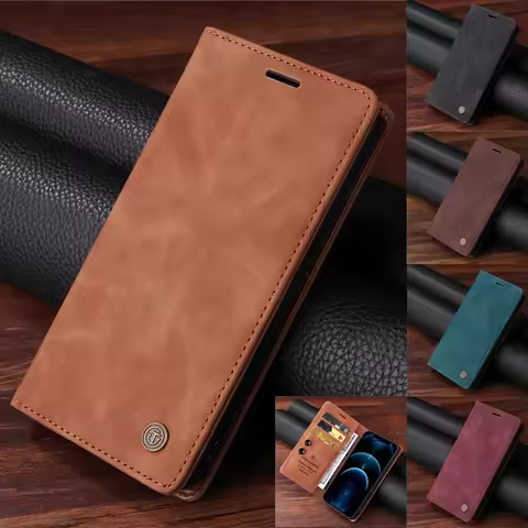 Retro Matte Luxury Flip Wallet Case For Samsung Galaxy A35 A25 A55 5G A15 4G A05 A05s SM-A556B A356E