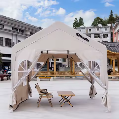 Outdoor awning canopy Night market stall Courtyard tent Four-corner umbrella Parking shed