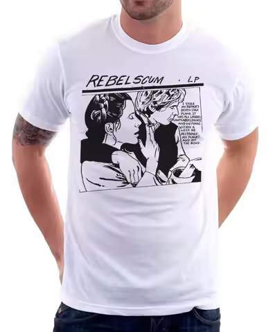 New Summer Style Fashion T-shirt Han Solo Rebel Scum LP Princess Leia white printed t-shirt
