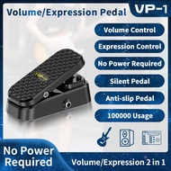 VP-1 Guitar Pedal Volume/Expression 2-in-1 Pedal No Power Supply Required Cushioned Feet No Noise Pr
