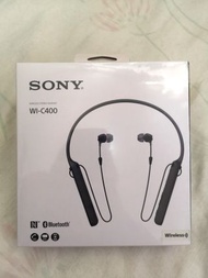 【包順豐】Sony WI-C400 無線藍芽耳機 Wireless Stereo Headset