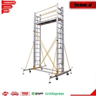 Tangga Krisbow Scaffolding Multifungsi Aluminium 6.85 Mtr