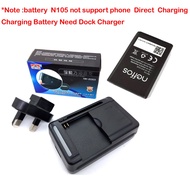 Neffos N105 Model : NBL-58A0800 830mAh Battery*Note :Not Support Direct Phone Charging,Charging Need Dock Charger