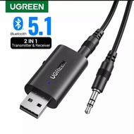 CAR BLUETOOTH UGREEN 70601 AUX 3.5MM - UGREEN BLUETOOTH RECEIVER 5.3
