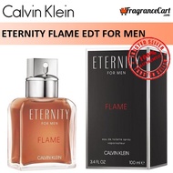 Calvin Klein Eternity Flame EDT for Men (100ml/Tester) Eau de Toilette cK Fire Red [Brand New 100% Authentic Perfume]