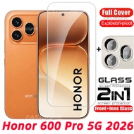 Honor 600Pro Honor600 2026 Full Cover Tempered Glass Flim For Honor 600Pro Honor600Pro 600 Pro Lite 