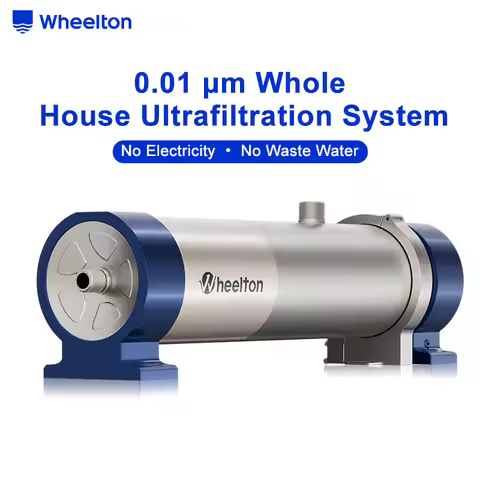 Wheelton whole house high flow water filter purifier 1000L-3000L SUS304 mineral water filter Reusabl