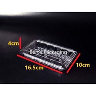 OPS-H2 Bekas Kuih with Lock ±50pcs-100pcs / Bekas Kuih Nyonya / Bekas Sushi / Bakery Packaging / Pas