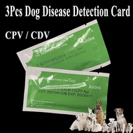 3Pcs Canine CDV CPV Ag Distemper Parvovirus Test Paper Kit One Step Raid Strip Card Pet Dog Home Cl