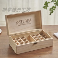 DoTERRA Essential Oil Storage Box Essential Oil Bottle Storage 24+1 Multi-Grid Solid Wood Essential 