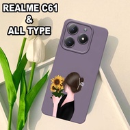 HP G59 - REALME C61 2024 pro camera Case - Realme C61 silicone - GIRL motif - REALME C61 Softcase - 