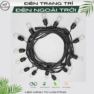 Dây đuôi đèn kín nước 5m 10 đuôi-10m 15 đuôi-10m 20 đuôi - 15m 30 đuôi siêu rẻ