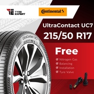 215/50R17 CONTINENTAL UltraContact UC7 (With Delivery/Installation) tyre tayar