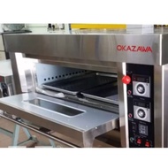 OKAZAWA Gas Oven 1 Deck 2 Tray Heavy Duty GVL12 Upgraded Commercial Economical High-productivity 燃气烤