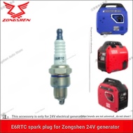 Zongshen 24V Parking Generator Dedicated Spark Plug E6RTC/E5T Carburetor Electric Spray Accessories